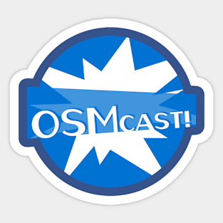 The OSMcast Album Art Sticker